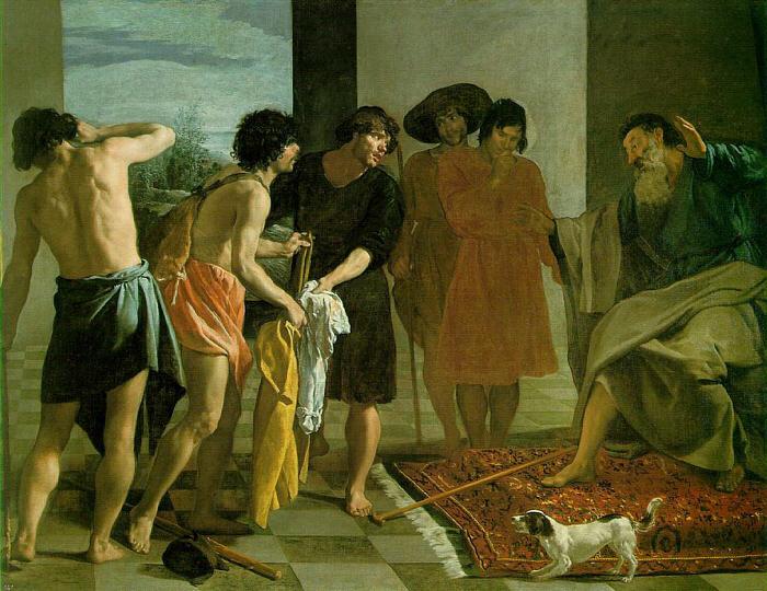Diego Velazquez Joseph's Bloody Coat Brought to Jacob oil painting image